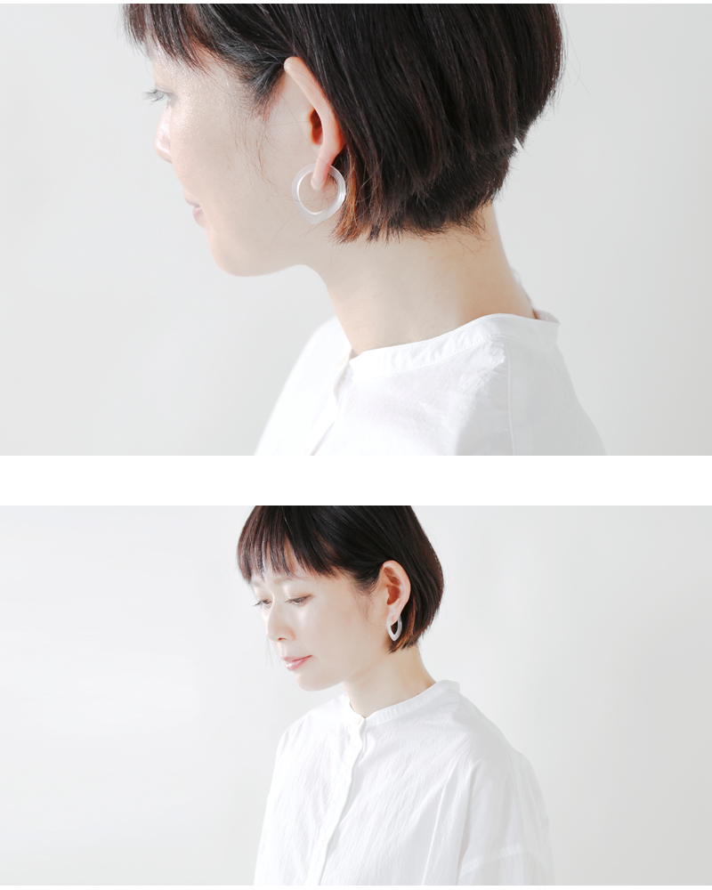 SIRI SIRI(シリシリ)アクリルイヤーカフス”Ear Cuffs DROP CLEAR MINI