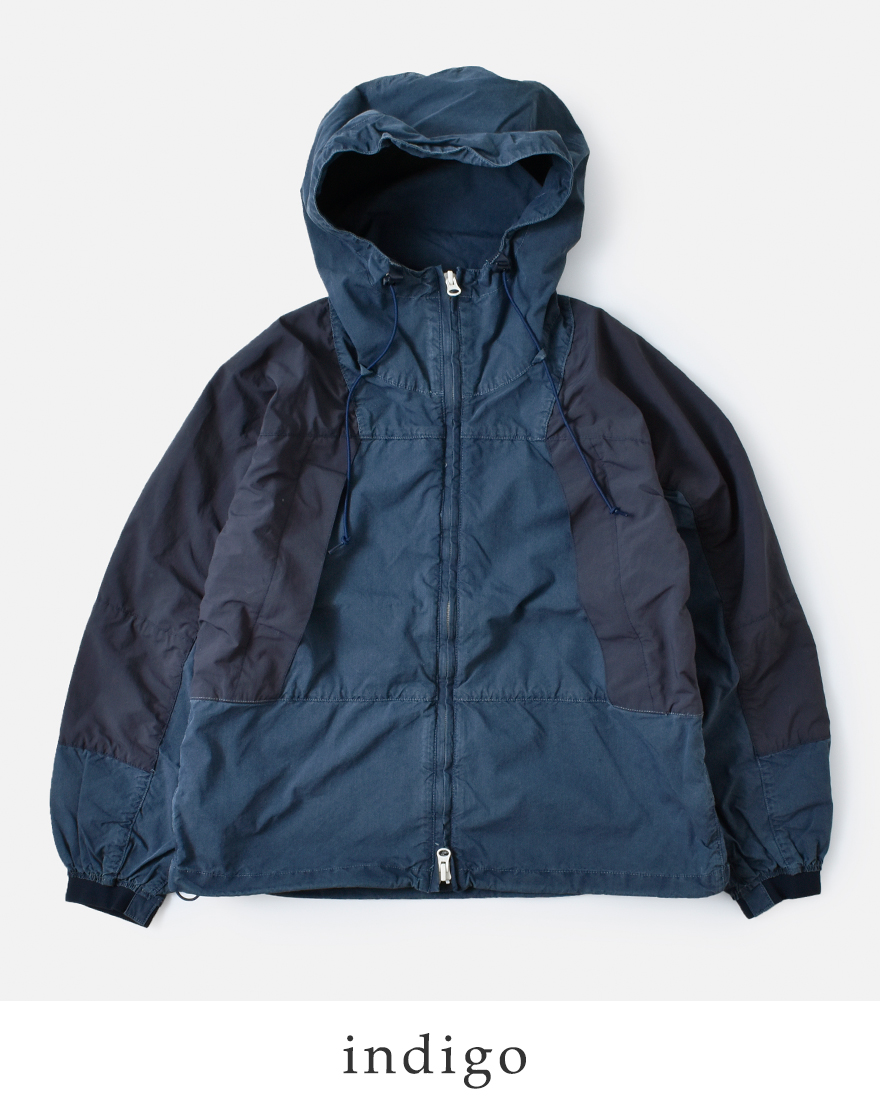 The North Face Purple Label ノースフェイスパープルレーベル コットンナイロンウェザークロスインディゴマウンテンウインドパーカ Np2853n Mt