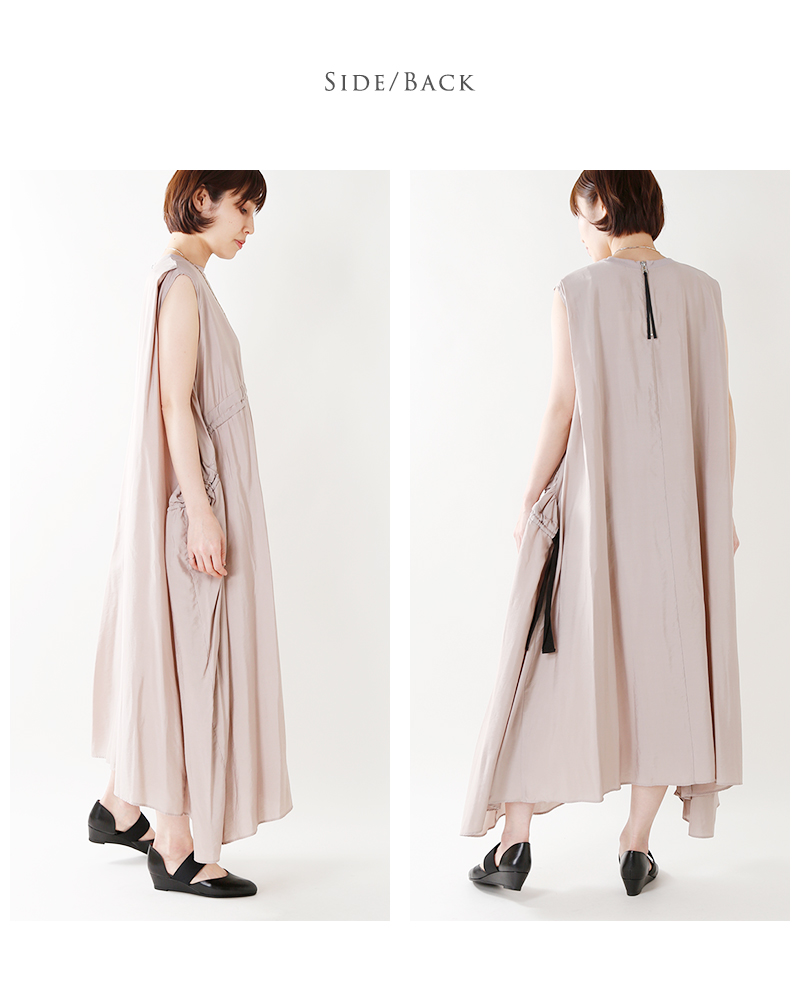 Clane クラネ ウエストデザインギャザーワンピース 5061 Mm