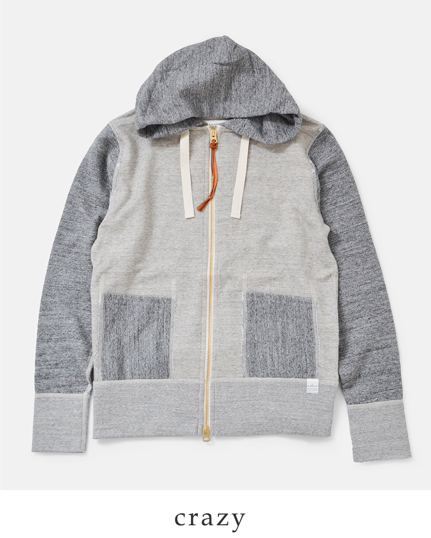 Kha Ki カーキ リサイクル裏毛ユニバーサルパーカー Universal Parka Mil 13fcs01 Tr