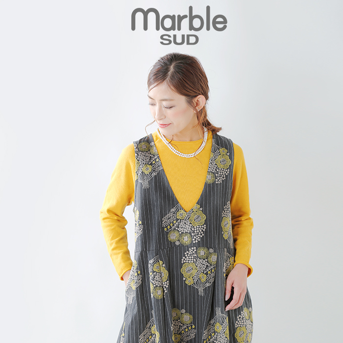 marble SUD(マーブルシュッド)EMBブーケットSTジャンパースカート