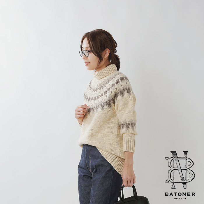 BATONER 2019AW タートルネックニット