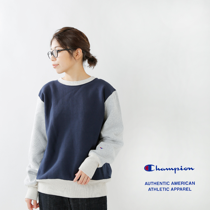 Champion チャンピオン 11 5ozテリーフリースリバースウィーブクルーネックスウェット C3 Q015 Ms