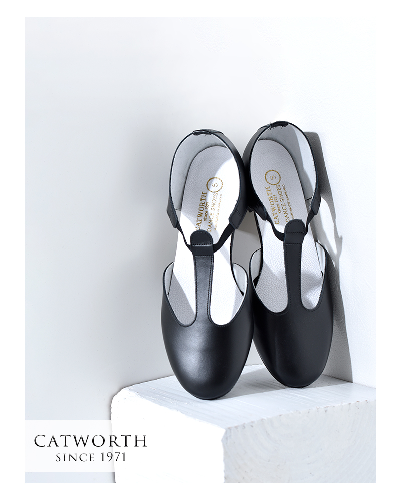 CATWORTH(キャットワース)レザーTストラップパンプス“Greek Dance Sandal” greek-sandal-18000