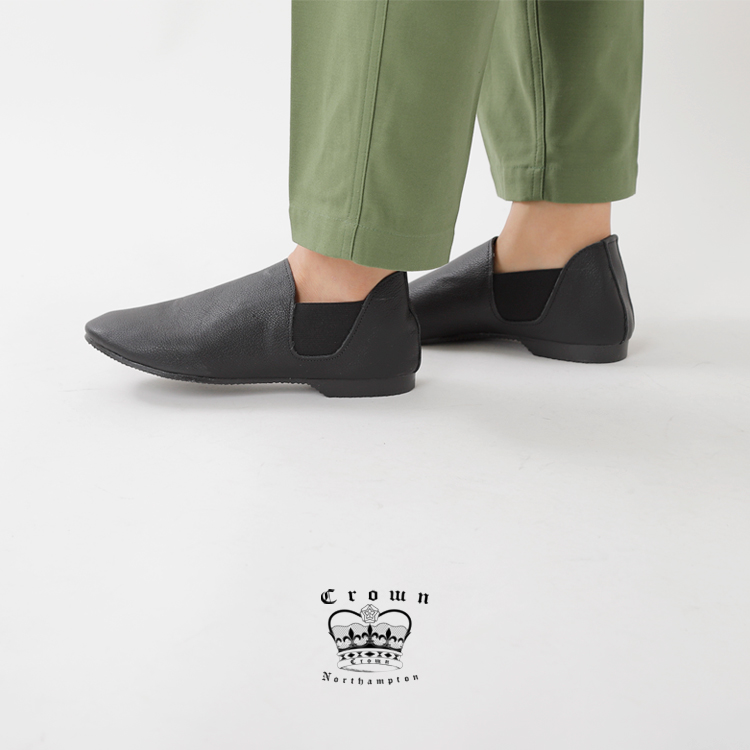 CROWN(クラウン)レザーローカットチェルシーブーツ low-chelsea-boots