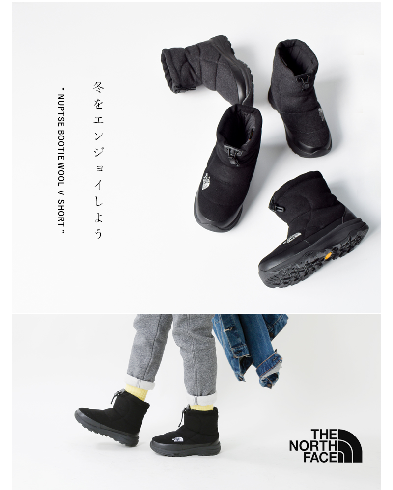 クーポン対象 The North Face ノースフェイス ヌプシブーティー ウール5ショート Nuptse Bootie Wool 5 Short Nf Mm