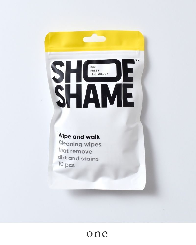 SHOE SHAME(シューシェイム)クリーニングワイプ wipe-and-walk