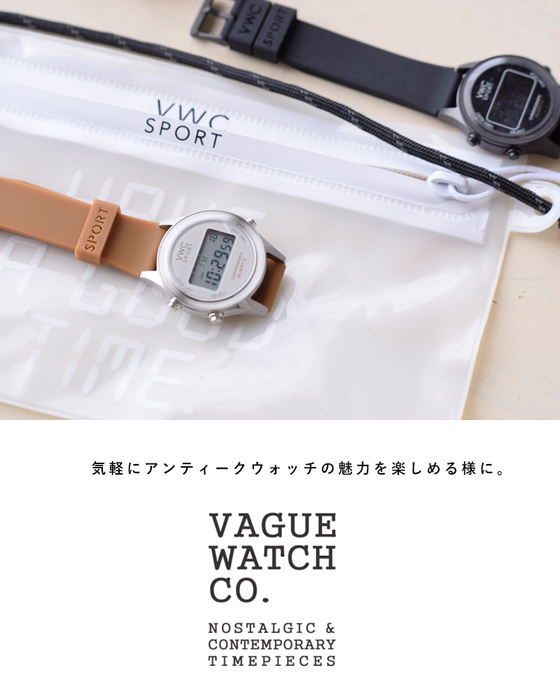 Vague Watch Co.(ヴァーグウォッチカンパニー)ラウンドデジタルウォッチ“DG2000” dg-l-001-2-3