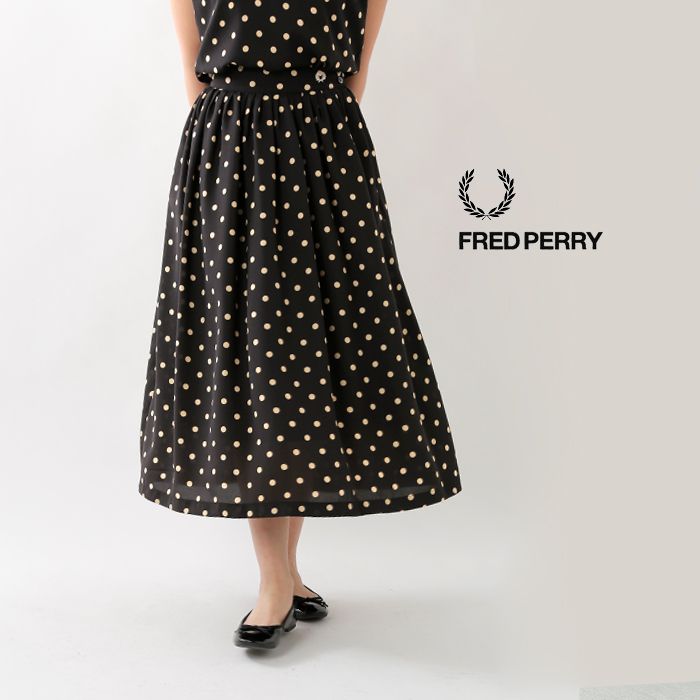 Fred Perry フレッド ペリー ポルカドットスカート F8486 Yn