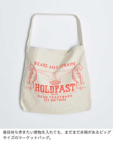 HOLD FAST(ホールドファスト)コットンプリントマーケットショルダーバッグ market-shoulderbag
