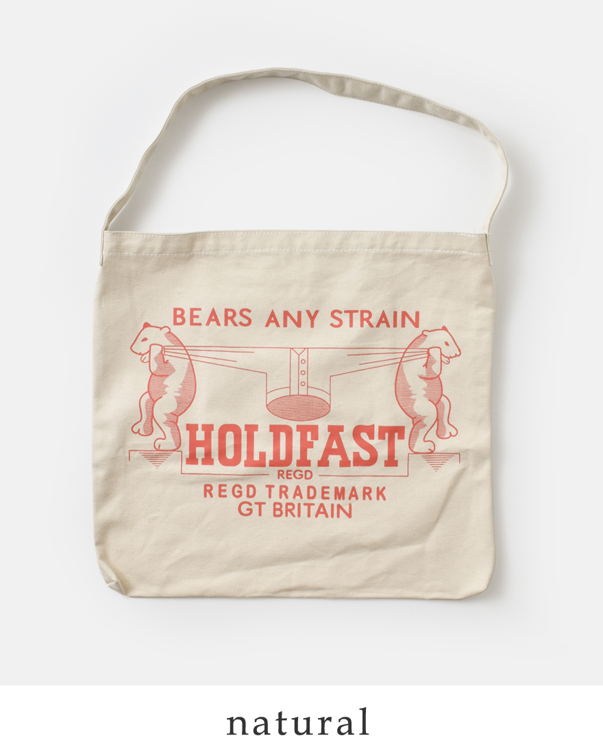 HOLD FAST(ホールドファスト)コットンプリントマーケットショルダーバッグ market-shoulderbag