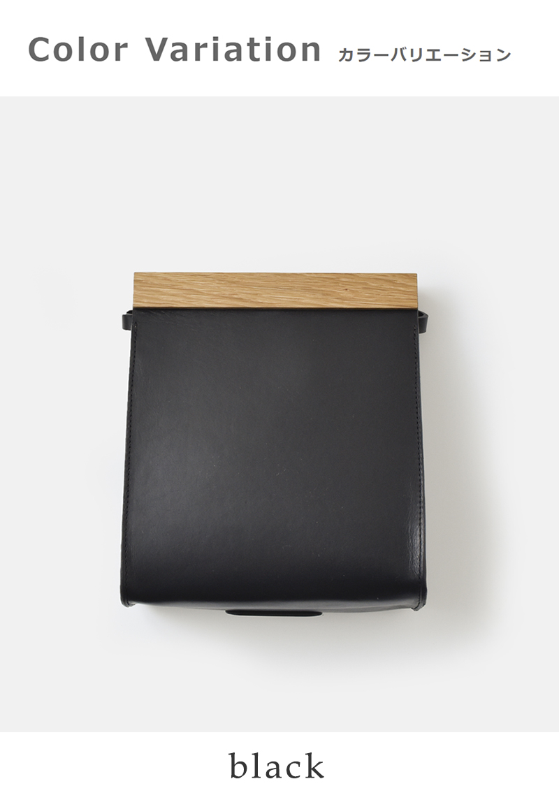 Yuruku(ユルク)クラッチバッグ“Clap Wood Clutch bag” yhb-002-a