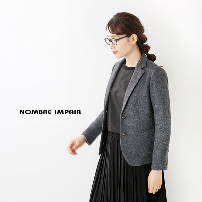 Nombre Impair ノンブルアンペール 圧縮ウールテーラードジャケット 01 1 02 5 0 2 Mt