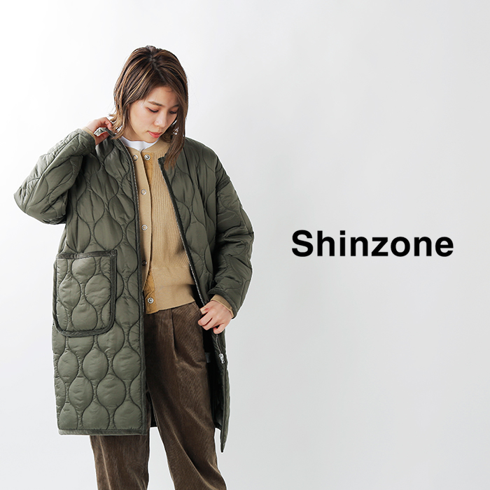 THE SHINZONE シンゾーン ノーカラーキルティングコート hsjch.gob.pe