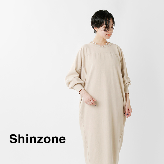 Shinzone シンゾーン コットンホッケーステッチワンピース Hockey Stitch Dress amscu06 Tr