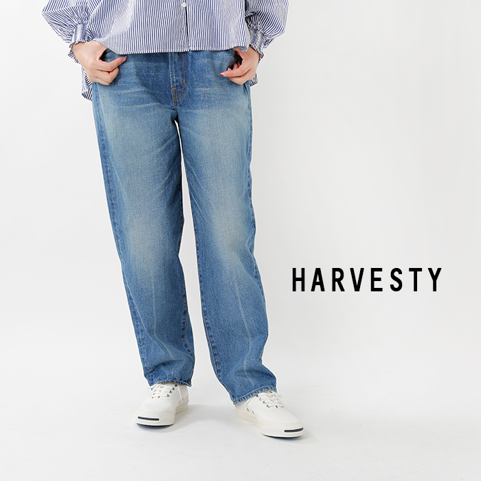 HARVESTY(ハーベスティ)コットンビッグデニムパンツ a11703