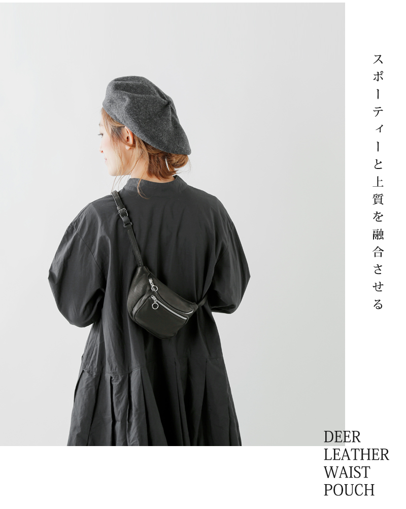 Aeta アエタ DA11 WAIST POUCH S ウエストポーチ S | angeloawards.com