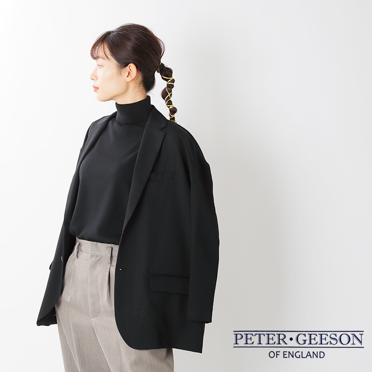 Peter Geeson ピーターギーソン モックネックニットプルオーバー Mock Neck Mm