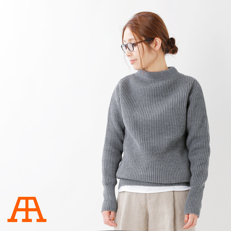 純正通販 ANDERSE-NANDERSENクルーネックセーター　Mサイズ　グレー ニット/セーター