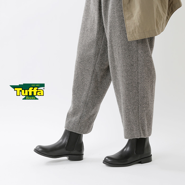 TuffaBoots(タッファブーツ)フリースライナーレザーサイドゴアショートブーツ“POLOFLEECE”polo-fleece