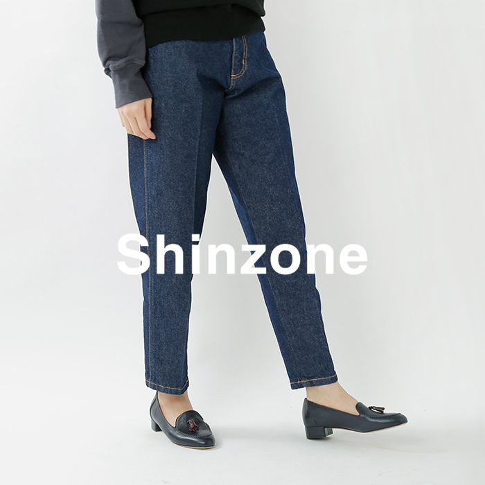 Shinzone(シンゾーン)センタープレスデニムパンツ“HIP STAR” 19amspa62