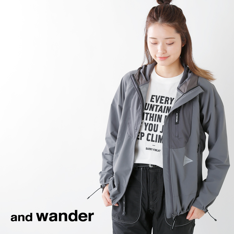 卸し売り購入 定価4万 新品 and wander trek jacket 2 ブラック 3