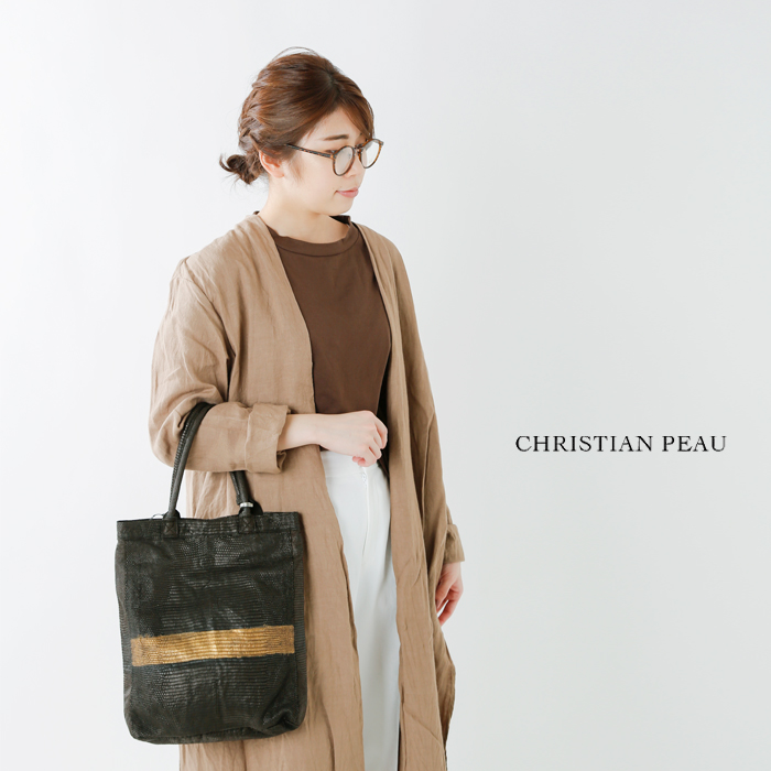 CHRISTIAN PEAU(クリスチャン・ポー・クリスチャンポー)リザードレザートートバック cp-ten-tote-58000
