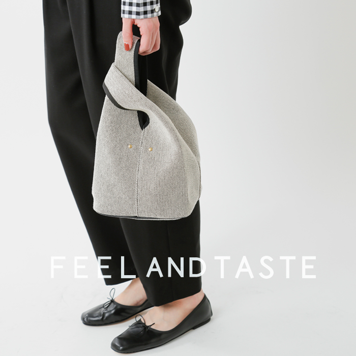 FEEL AND TASTE(フィールアンドテイスト)コットンシャンブレーショッパーミニバッグ“shopper mini” f091a043