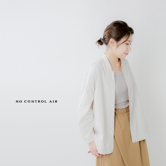 NO CONTROL AIR(ノーコントロールエアー)ポリエステルリンクルタフタシャツ s0-nc113bn