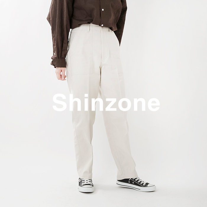 通販販売が好調 THE SHINZONE ベイカーパンツ（アイボリー