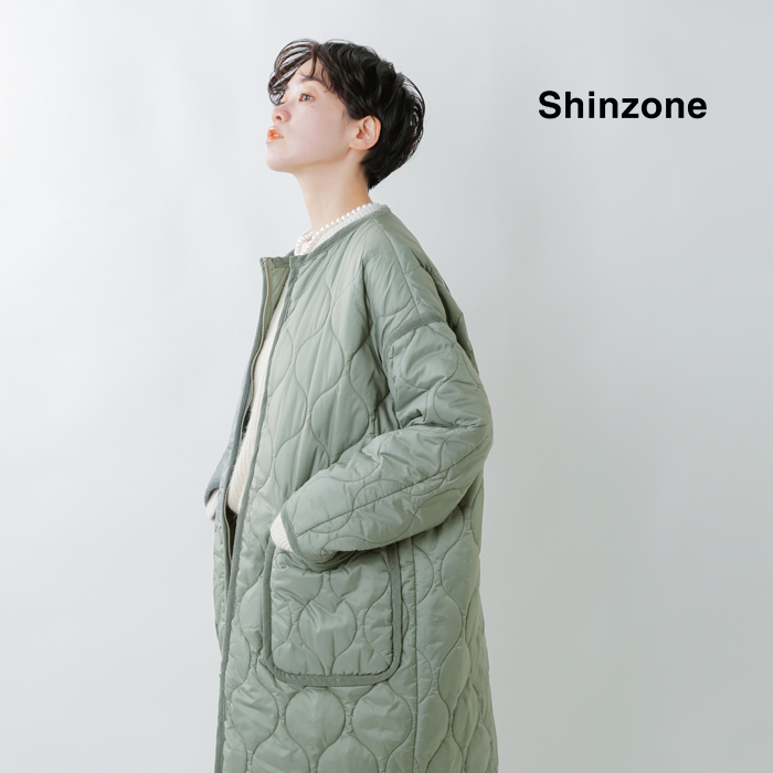 新生活 THE SHINZONE キルティング ノーカラー コート - linsar.com