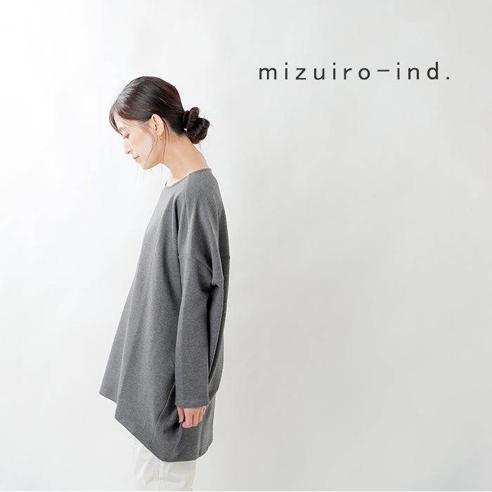 2021aw新作 Mizuiro Ind ミズイロインド ボートネックコクーンプルオーバーカットソー 3 219626 Yn