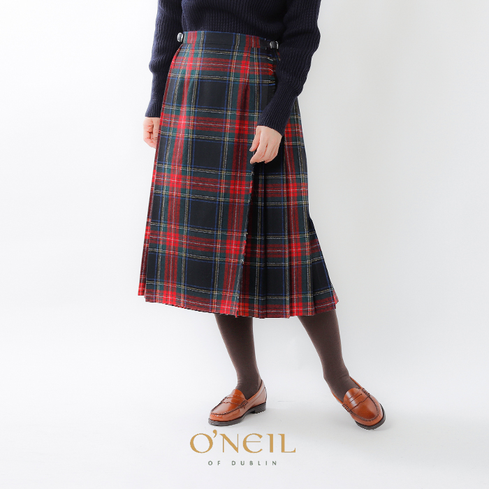 新作モデル  O'NEIL DUBLINコンビネーションロングフレアスカート OF ロングスカート