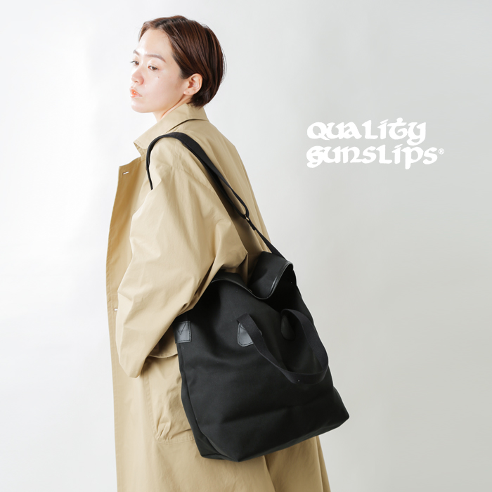 QUALITY GUNSLIPS(クオリティーガンスリップス)2wayコットンキャンバスバッグ bag-4life-w-sling