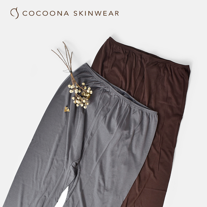 COCOONA SKINWEAR(コクーナスキンウェア)シルク天竺フルレギンス bd18-003