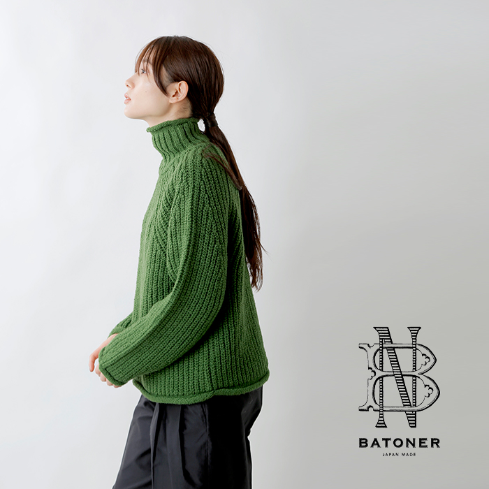 2023高品質】 BATONER - バトナー シグネチャーハイネック ウール