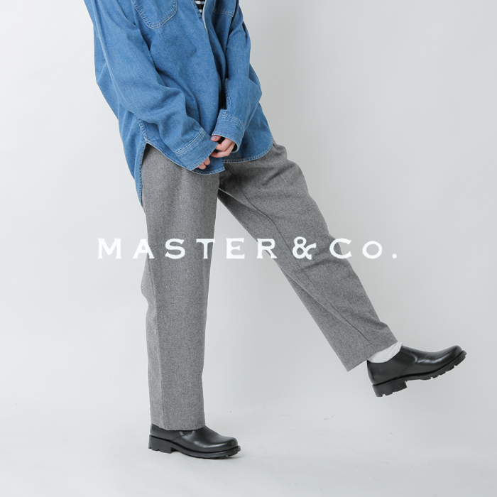 MASTER&Co.(マスターアンドコー)ウールフランネルドローストリングパンツ mc947