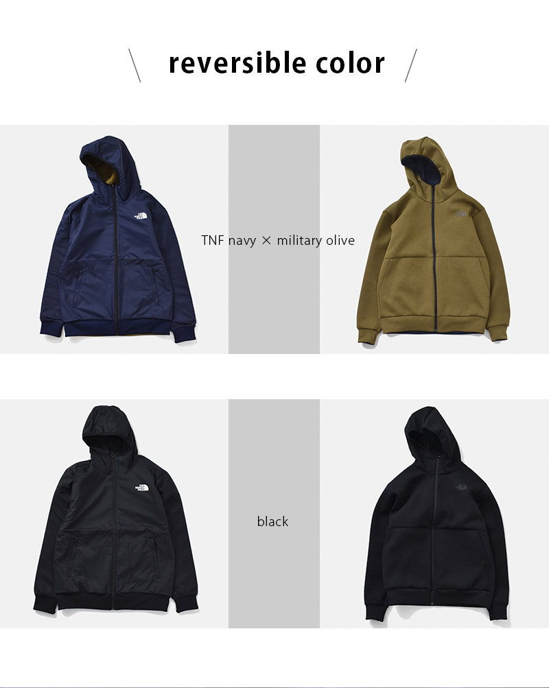 THE NORTH FACE(ノースフェイス)リバーシブルテックエアーフーディ“Reversible Tech Air Hoodie” nt62186-ma  | Piu di aranciato