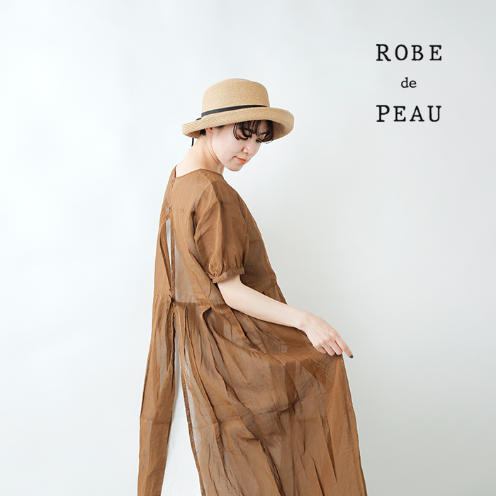 Robe De Peau ローブデポー オーガンジーワンピース R017 Yn