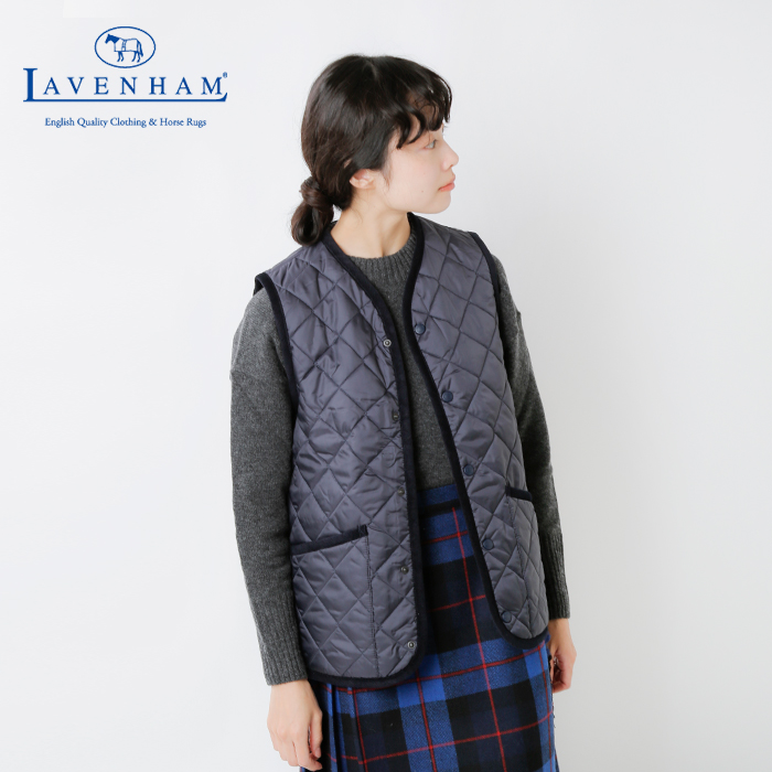 LAVENHAM(ラベンハム)キルティングベスト“THORNHAM WOMENS” slj2135nr ...