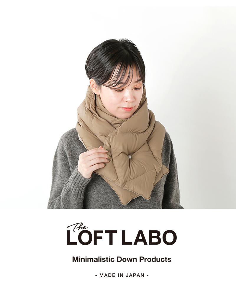 The Loft Labo(ロフトラボ)×NANGA(ナンガ)キルティングダウンマフラー“MEIYOO” tl15fac06