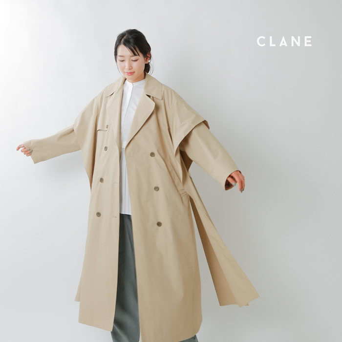 したのです CLANE by saiga's shop｜ラクマ トレンチコートの通販 ーンで