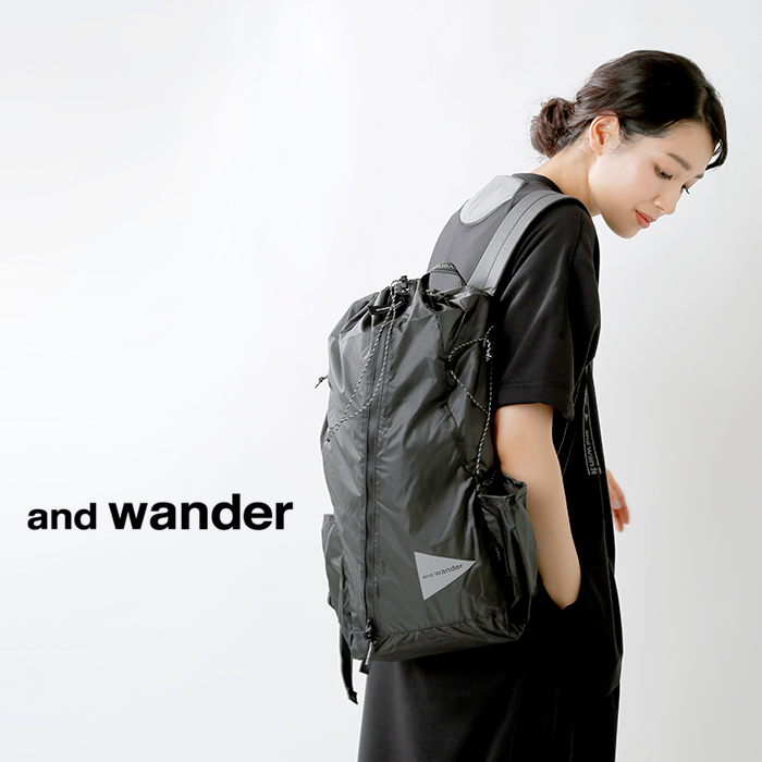 and wander アンドワンダー リュック バッグパック ブラック | tspea.org