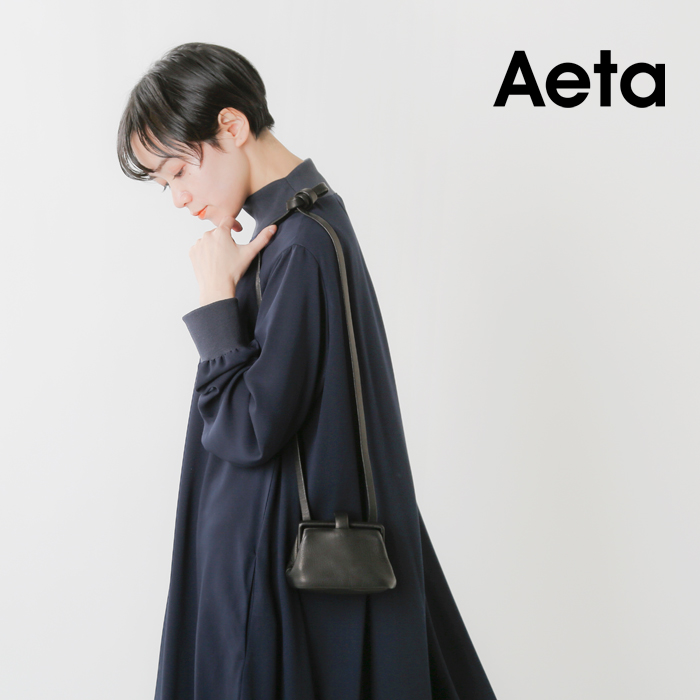 Aeta(アエタ)ディアレザーショルダーミニバッグ“DEER SHOULDER MINI