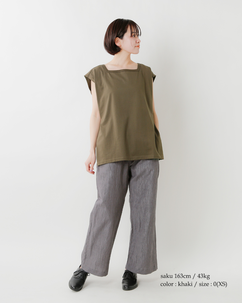 ironari(イロナリ)コットンノースリーブ□Teeシャツ i-21503