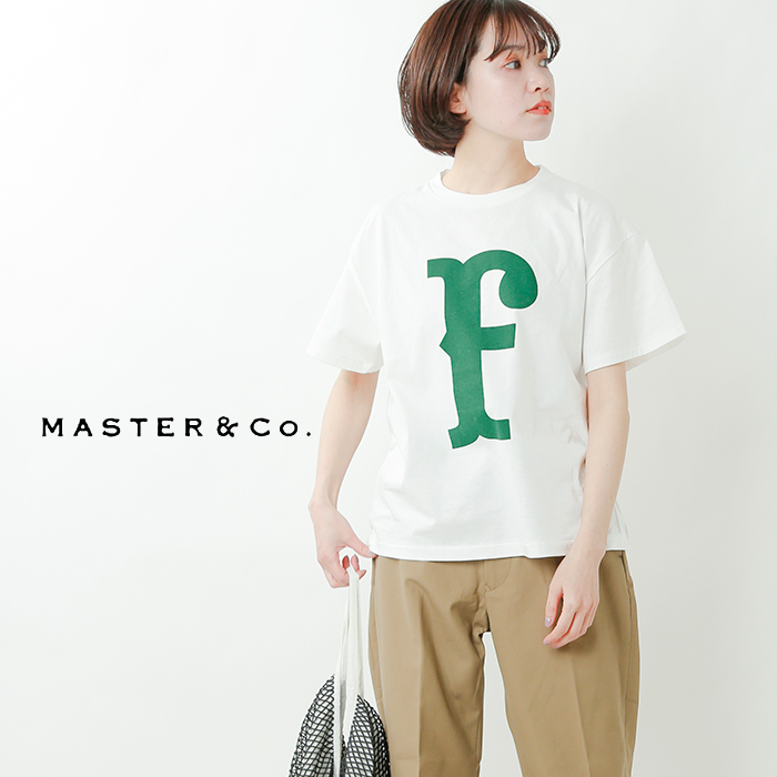 MASTER&Co.(マスターアンドコー)コットンアルファベットTシャツ mc514