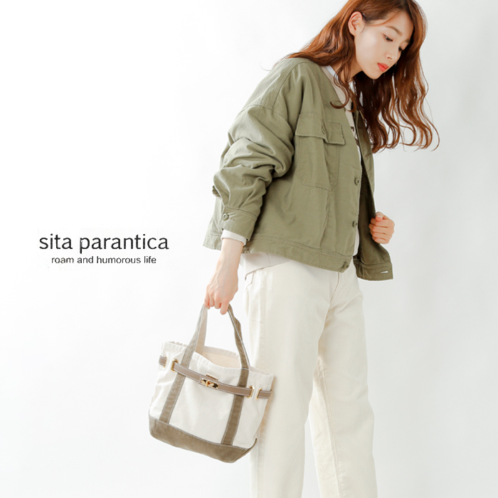 SITA PARANTICA シータパランティカ キャンバストート カーキ