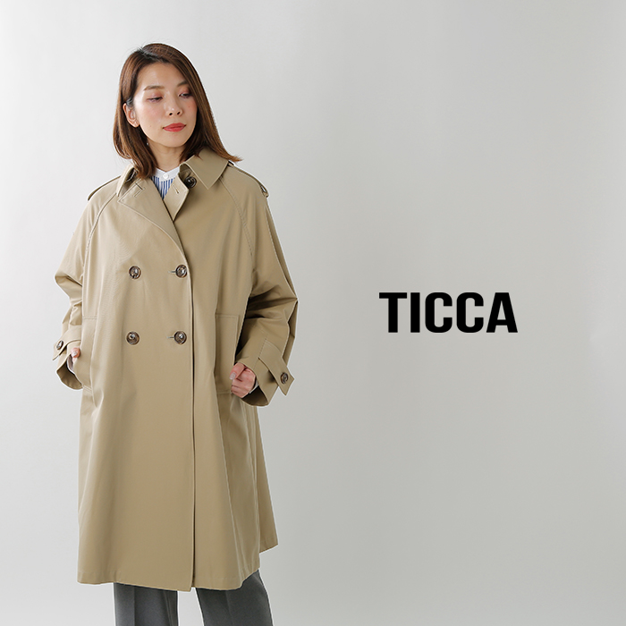 お気に入り 【新品、未使用】 TICCA/ティッカ トレンチコート 