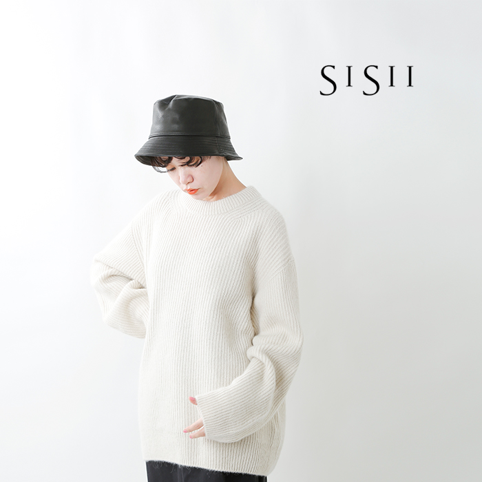 Sisii(シシ)レザー/スエード バケット ハット “BUCKET HAT” 004-ik