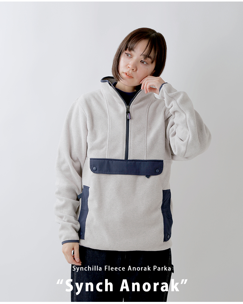 patagonia パタゴニア , シンチラ フリース アノラック パーカー “Synch Anorak” 22980-yh レディース